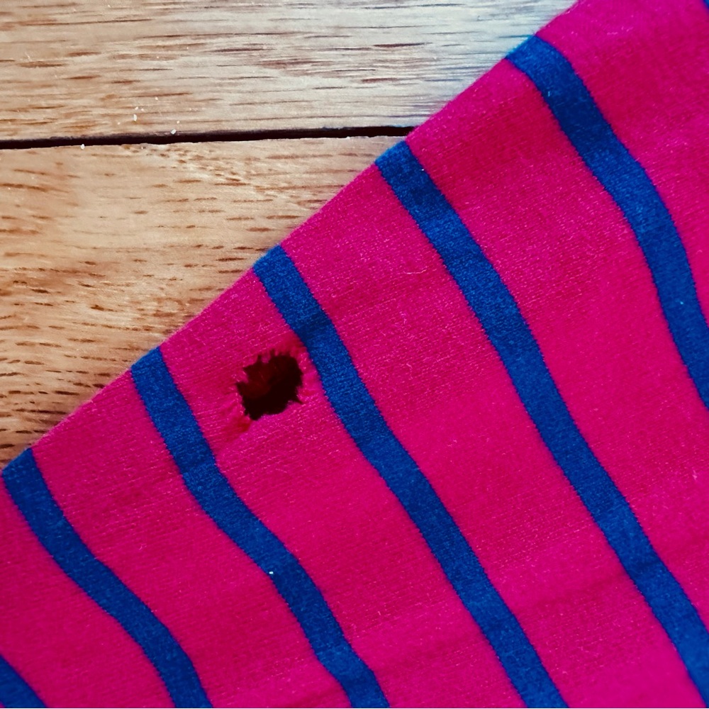 J Crew Crewcuts & Hanna Andersson Striped Long Sleeved T-Shirts Red Black White - Picture 11 of 11